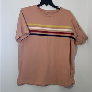 Easel striped T-shirt
